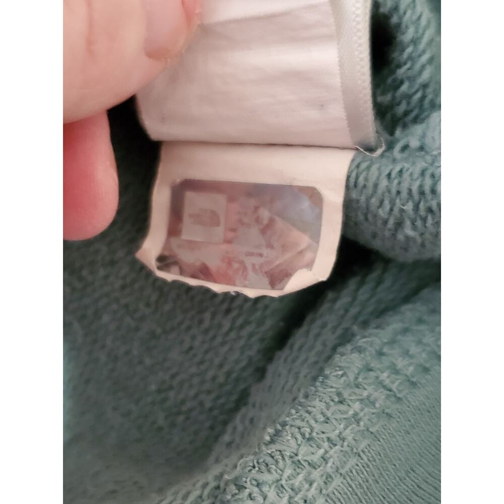 The North Face Women’s Crewneck Sweatshirt Green Logo Pullover Size Small - Picture 13 of 14